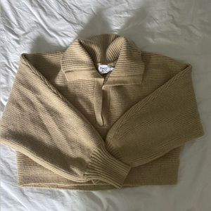 Princess Polly cropped collared sweater